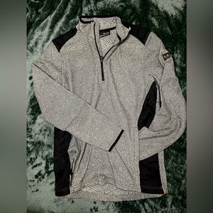 Under Armour Coldgear Infrared 1/4 Zip Jacket - Gray Black, Small